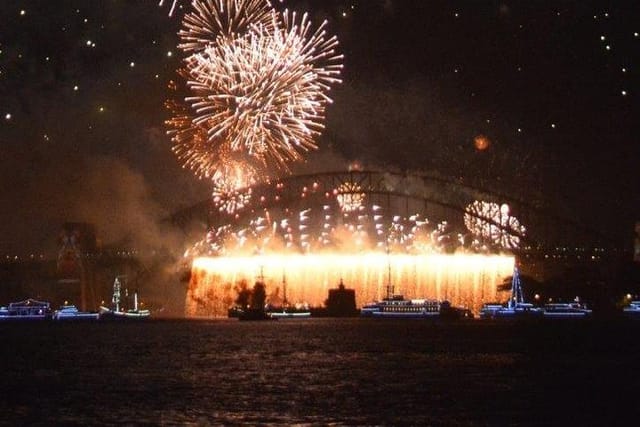 Sydney's world famous fireworks display is second to none 
