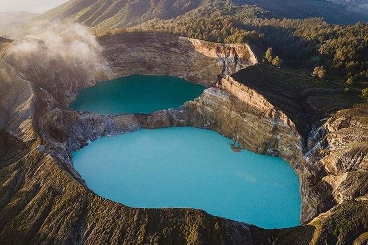 Keli Mutu Tri-colored Volcanic Lakes