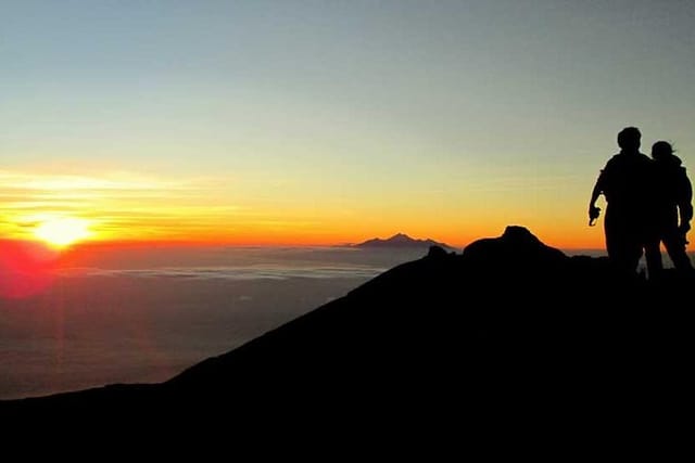 sunrise at mount Batur